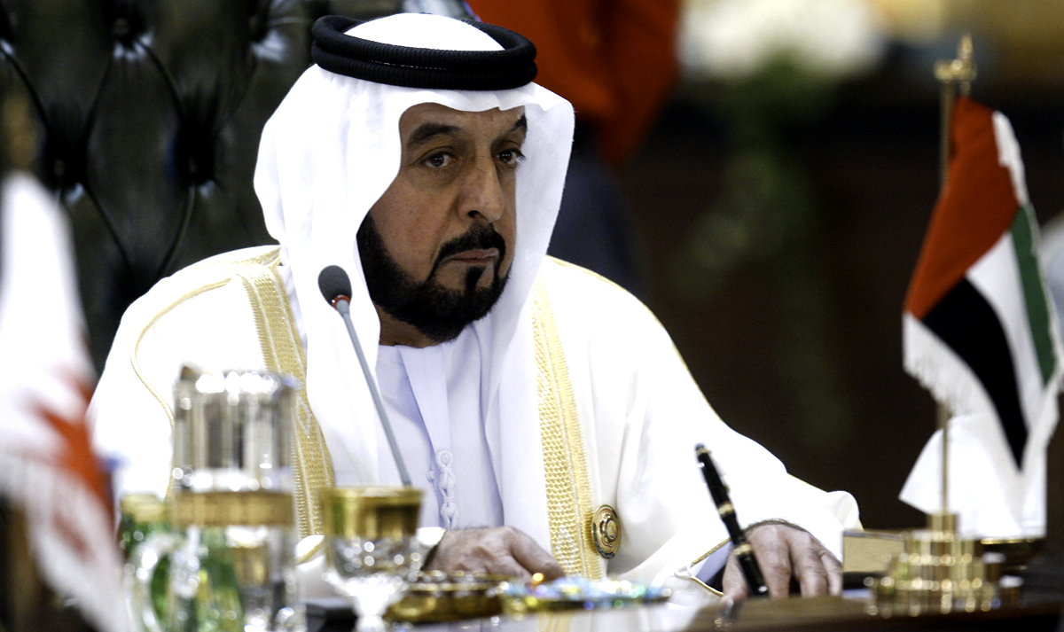 UAE president, Sheikh Khalifa bin Zayed