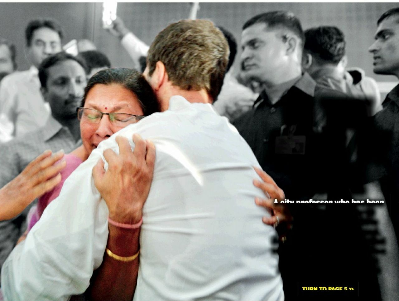 Rahul Gandhi Hugs Lady Professor, Wins Hearts in Gujarat