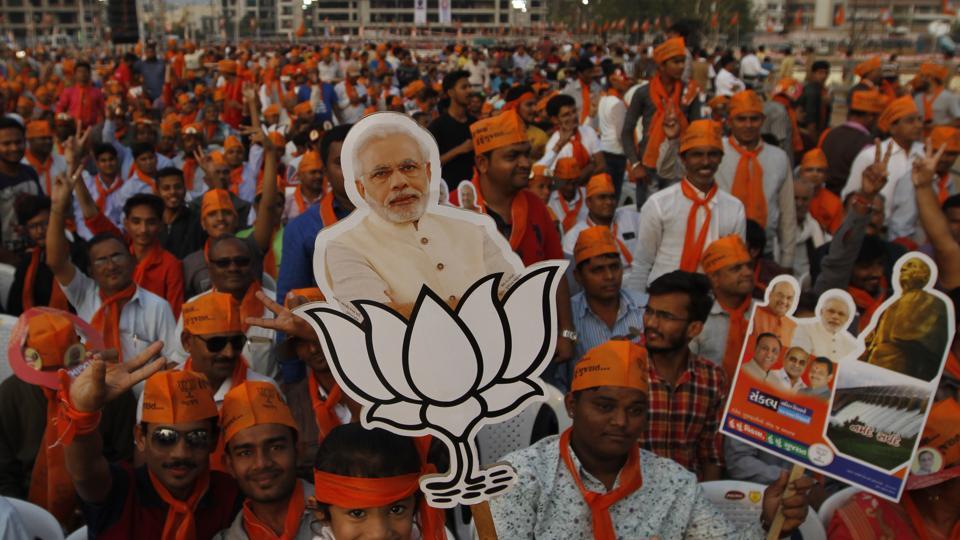 Narendra Modi Fails to Get 150 Seats in Gujarat, But Passes Poll Test-News Time Now