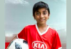 Nathania became the first official ball girl from India when she led Brazil to field at FIFA world cup.
