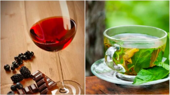 Compounds Found in Green Tea and Wine Beneficial