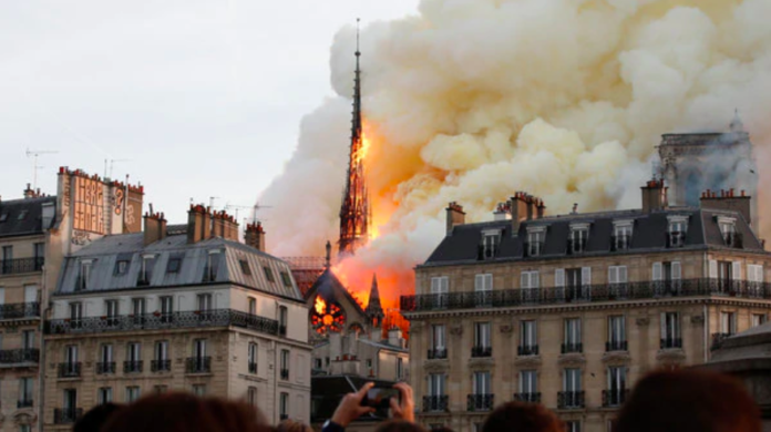 Massive Blaze Engulfs Historical Notre-Dame Cathedral in Paris
