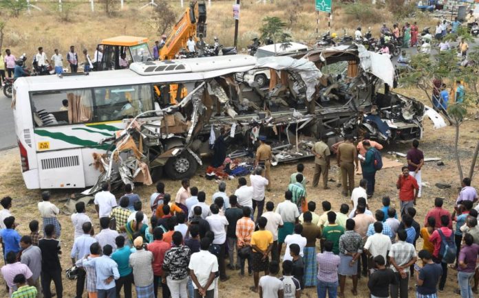20 Feared Dead In Road Accident In Tamil Nadu