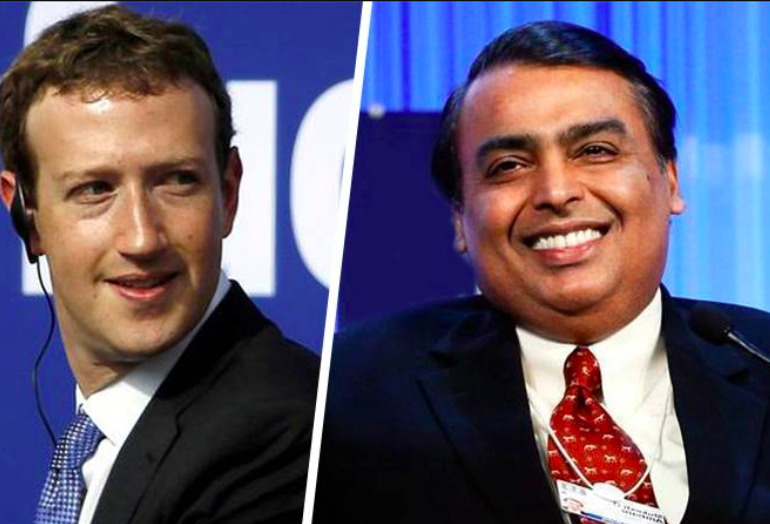 Facebook To Buy 9.9% in Reliance Jio For Rs 43,547 Cr