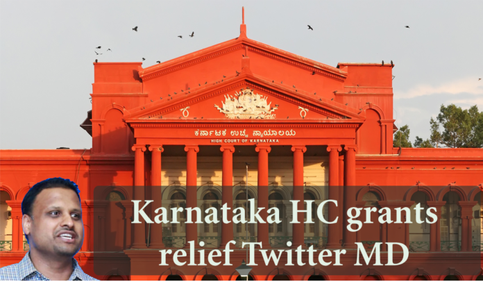 Karnataka HC grants relief Twitter MD