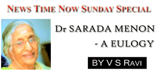 Dr SARADA MENON - A EULOGY