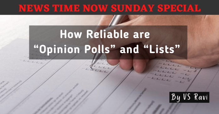 How Reliable are “Opinion Polls” and “Lists”