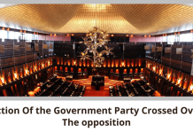 A Faction Of the Government Party Crossed Over To The opposition