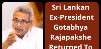 Sri Lankan Ex-President Gotabhya Rajapakshe Returned To Home