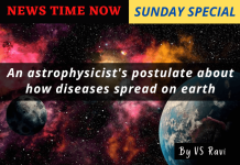 An astrophysicist's postulate about how diseases spread on earth